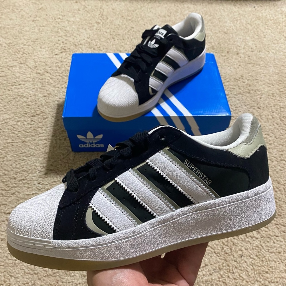 Adidas Originals SUPERSTAR XLG ESSENCE SHOES IF3903 Womens Sneakers New Multi Sz